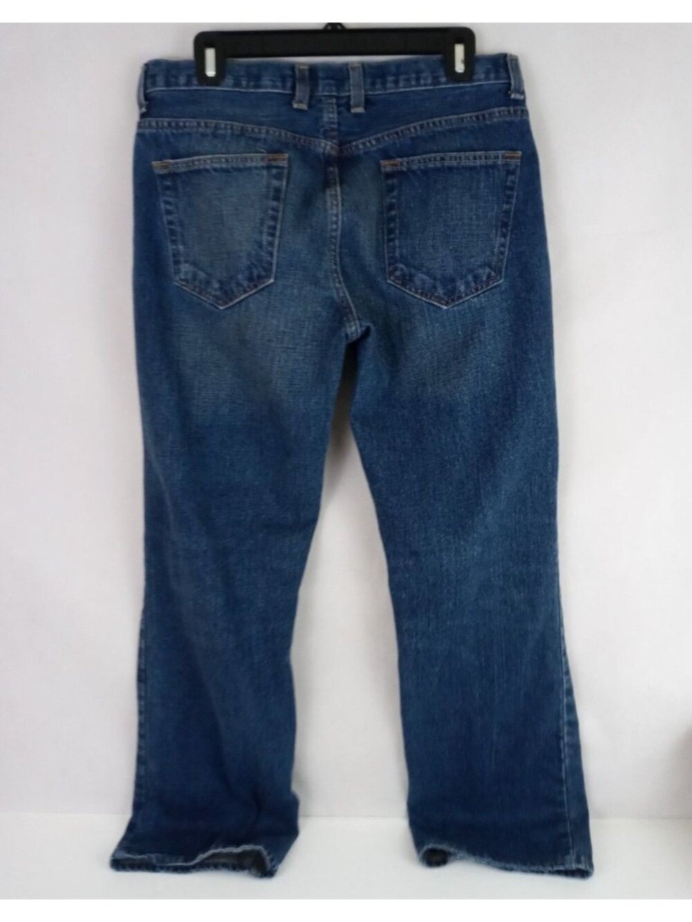 Vintage Route 66 Women's Distressed Low Rise Bootcut Jeans Size 34x32
